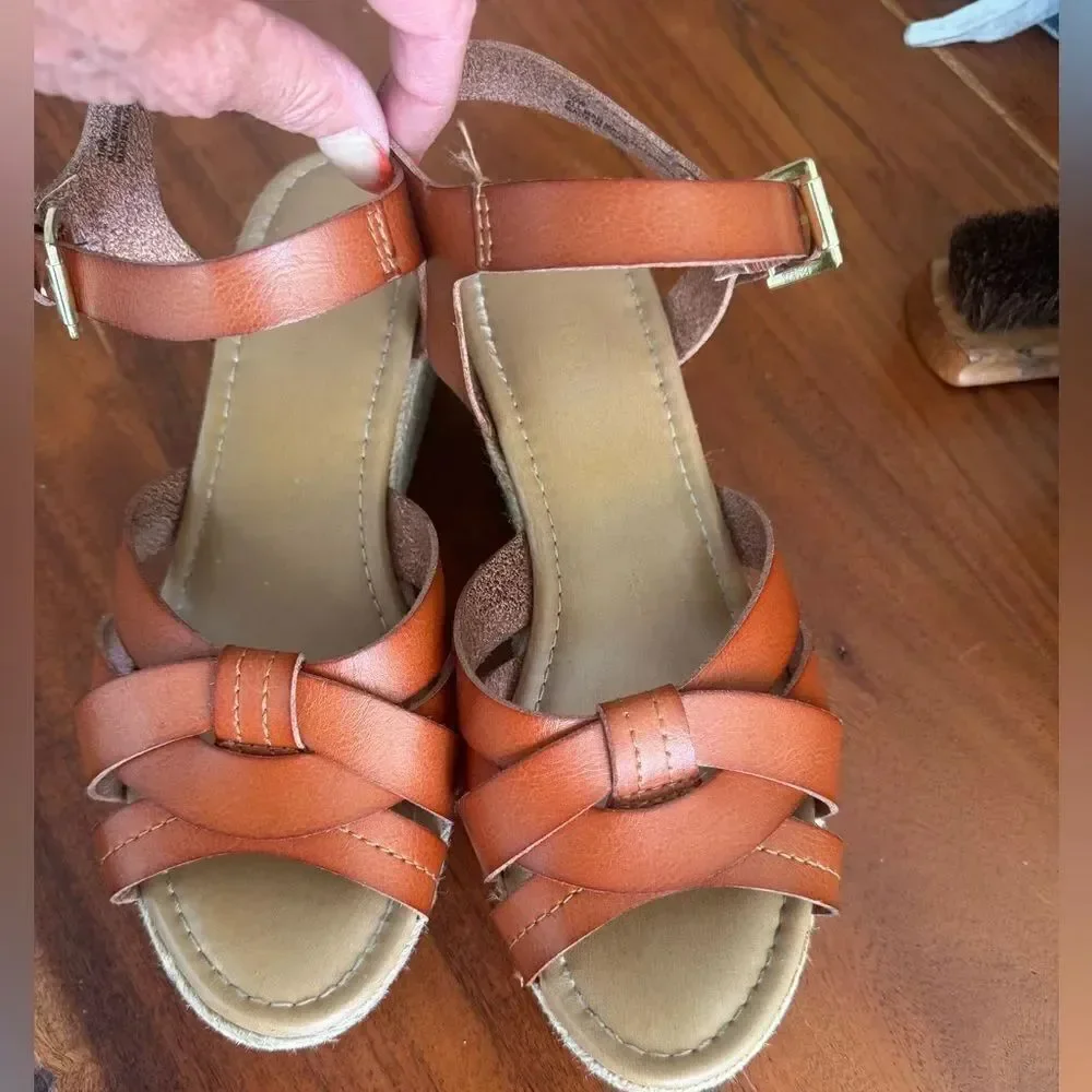Lane Bryant Espadrilles Jute Wedge sz 10W